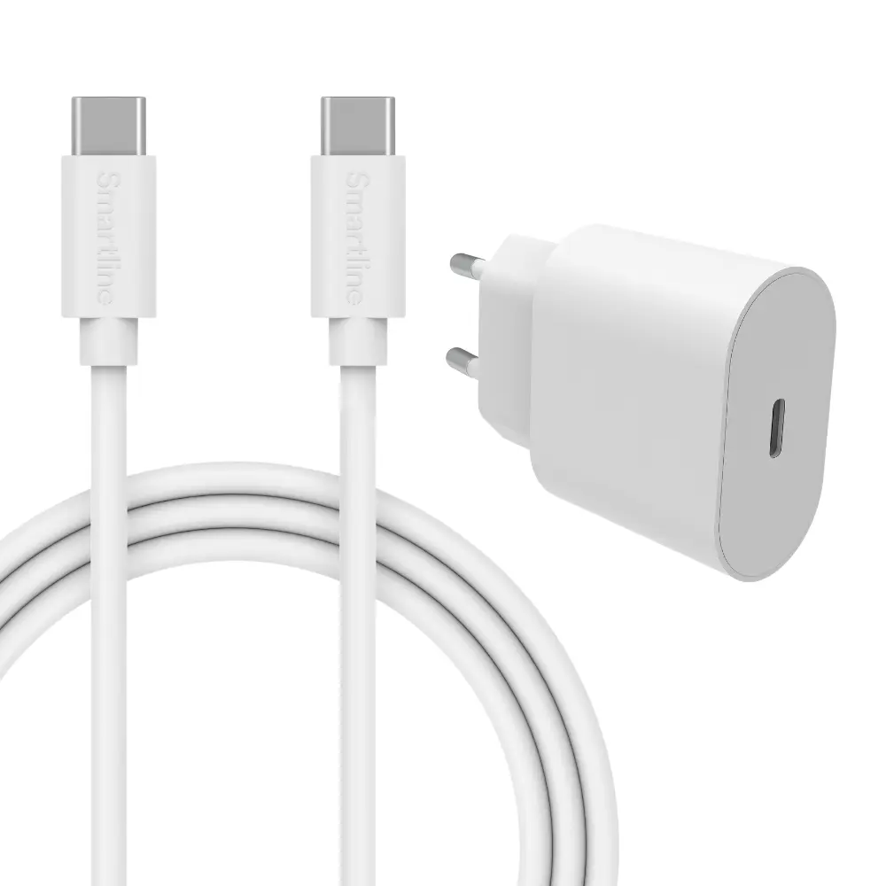 Komplett laddare Lenovo Tab M9 - 2 meter sladd & väggladdare USB-C