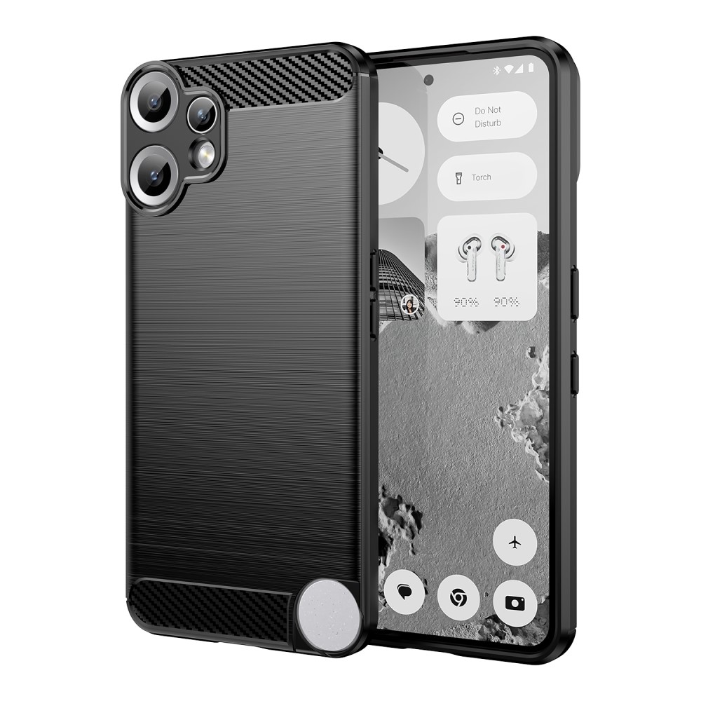 tectTech Nothing CMF Phone 2 Pro Deksel TPU Brushed Svart - Mobildeksel