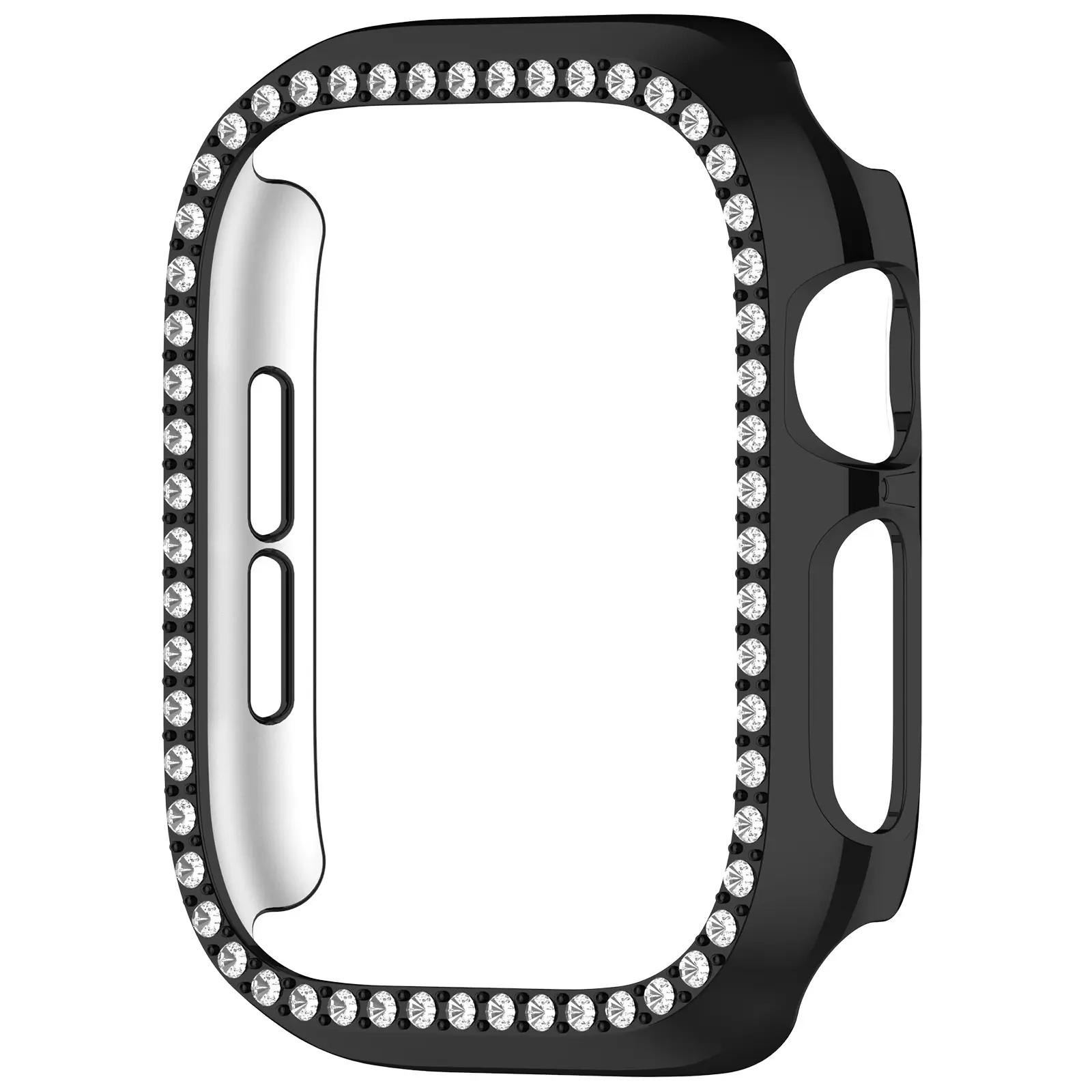 Rhinestone Skal Apple Watch Series 12 43mm svart