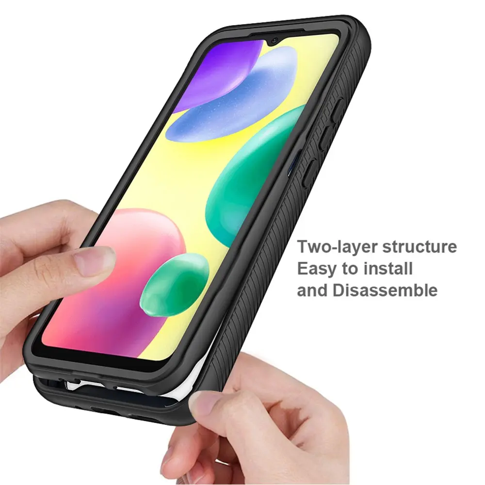 Full Protection Case Xiaomi Redmi 9C Svart