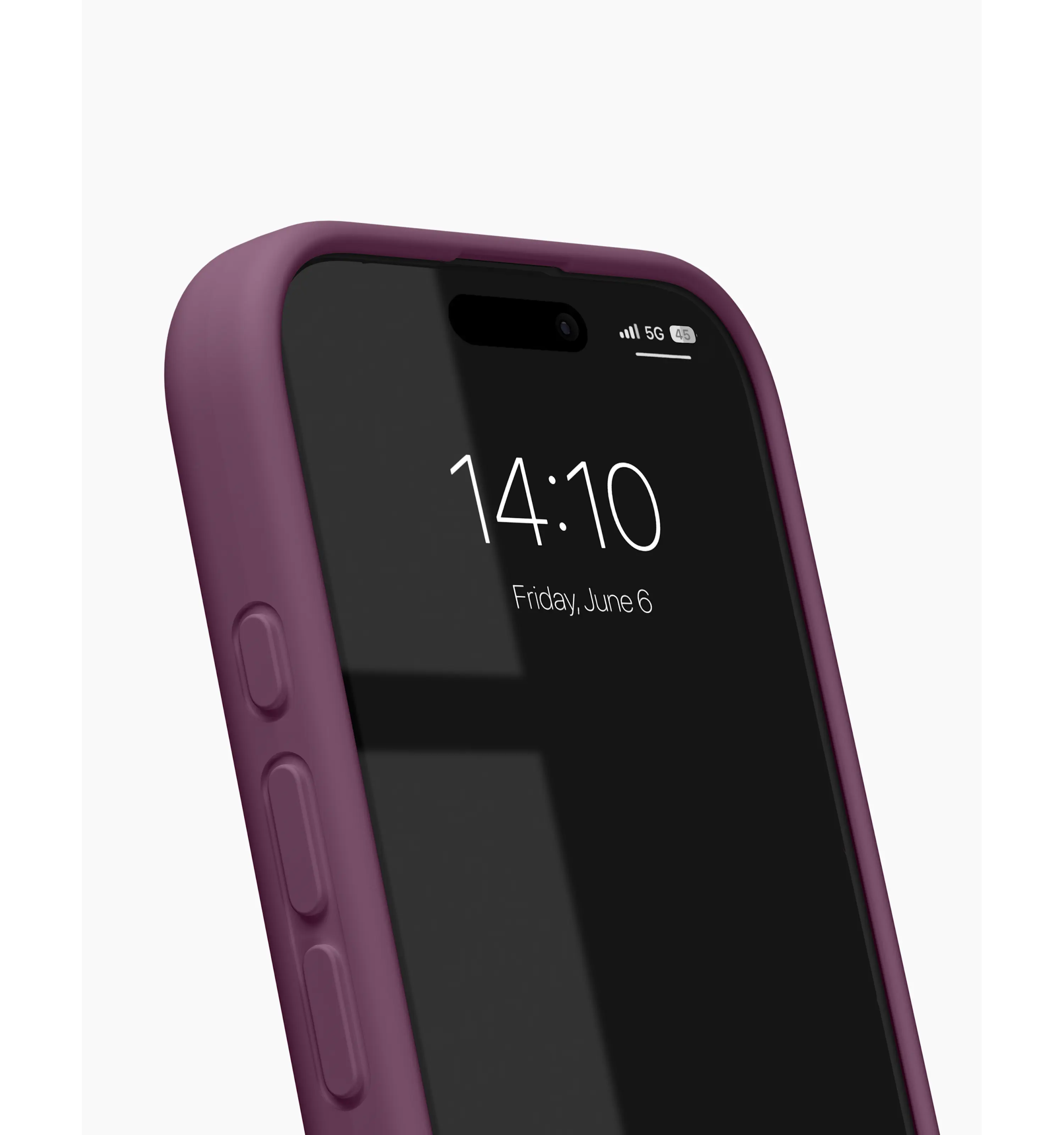 MagSafe Soft Swirl Silicone Case iPhone 17 Velvet Plum