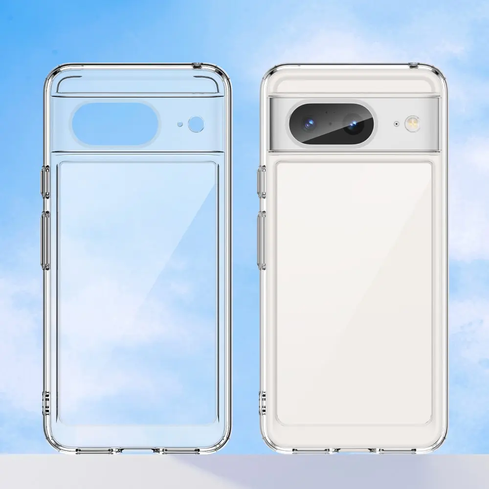 Hybridskal Google Pixel 8 Genomskinlig
