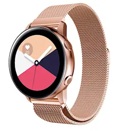 Samsung Galaxy Watch 5 44mm Milanese-rem med magnetlås, Rose guld