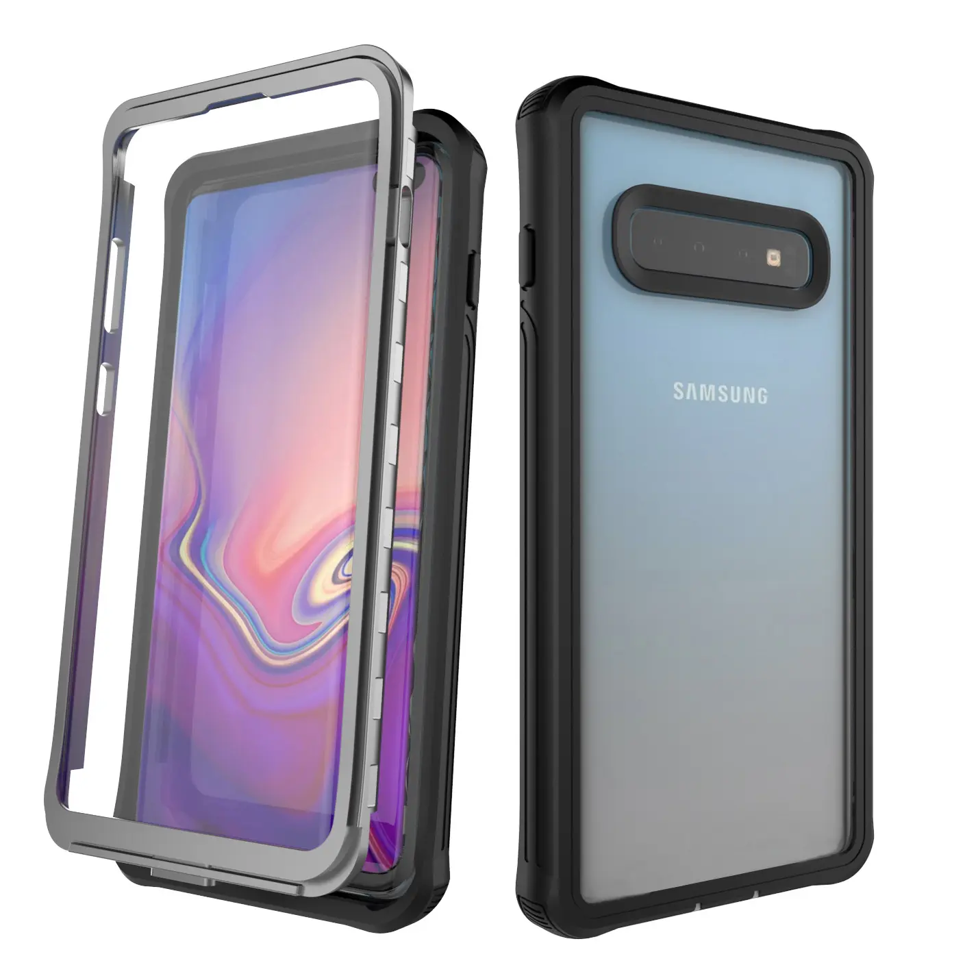 Premium Full Protection Case Samsung Galaxy S10 Svart