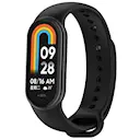 Rem af silikone til Xiaomi Smart Band 8 sort