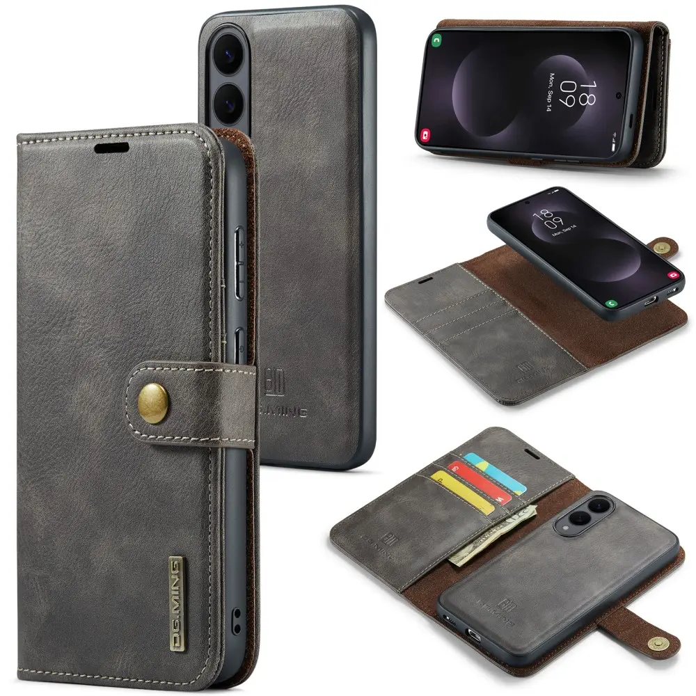 Magnet Wallet Samsung Galaxy S25 Edge Brown