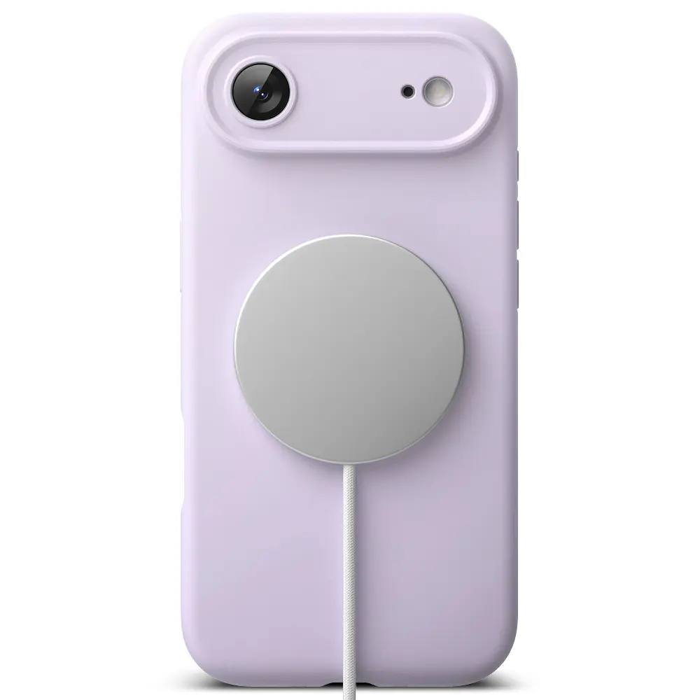 Silicone Magnetic Case iPhone Air Light Purple