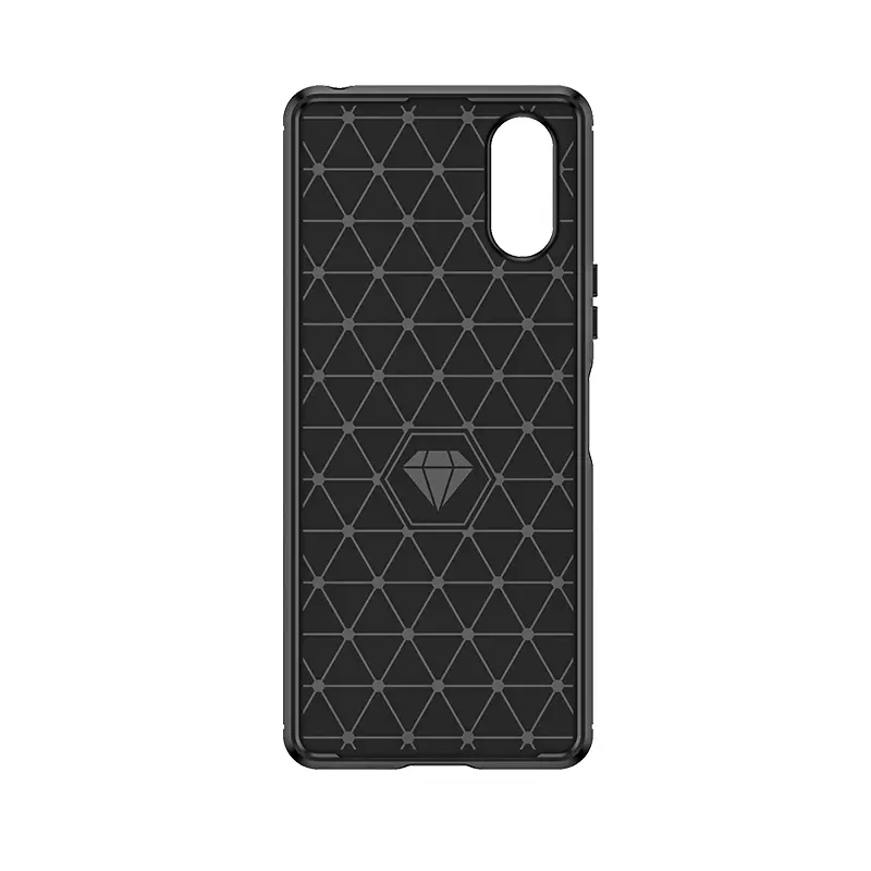 Sony Xperia 10 VI Skal TPU Brushed Svart
