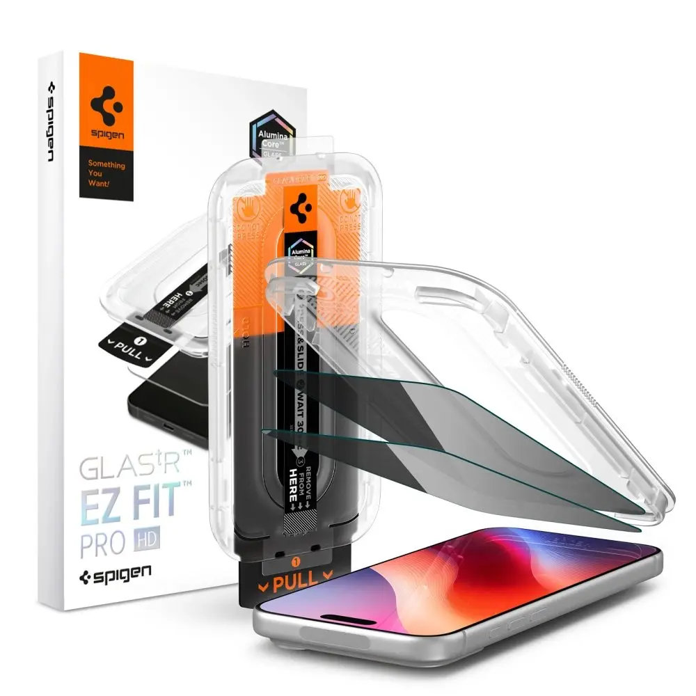 iPhone 18 Pro Privacy Screen Protector GLAS.tR EZ Fit Pro HD (2-pack)