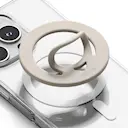 Dual Magnetic Silicone Ring Warm Gray