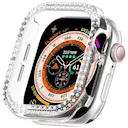 Apple Watch Series 10 42mm Rhinestone cover gennemsigtig