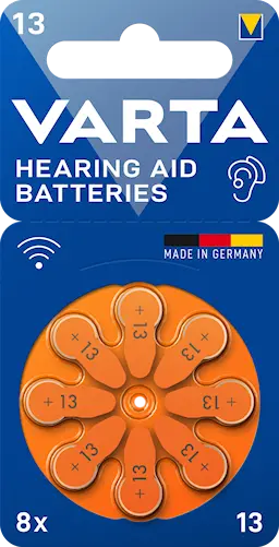 Høreapparatbatteri 13 PR48 (8-pack)