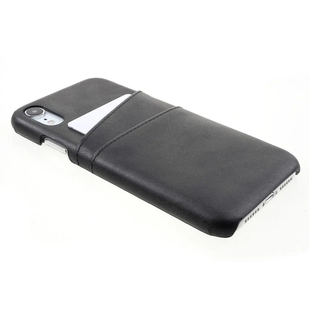 Card Slots Case iPhone Xr Svart