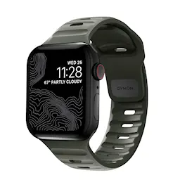 Apple Watch Series 1-3 42mm Armbånd - Sport Band Ash Green