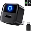 Mini 2-i-1 Trådlös Carplay/Android Auto-adapter, Svart