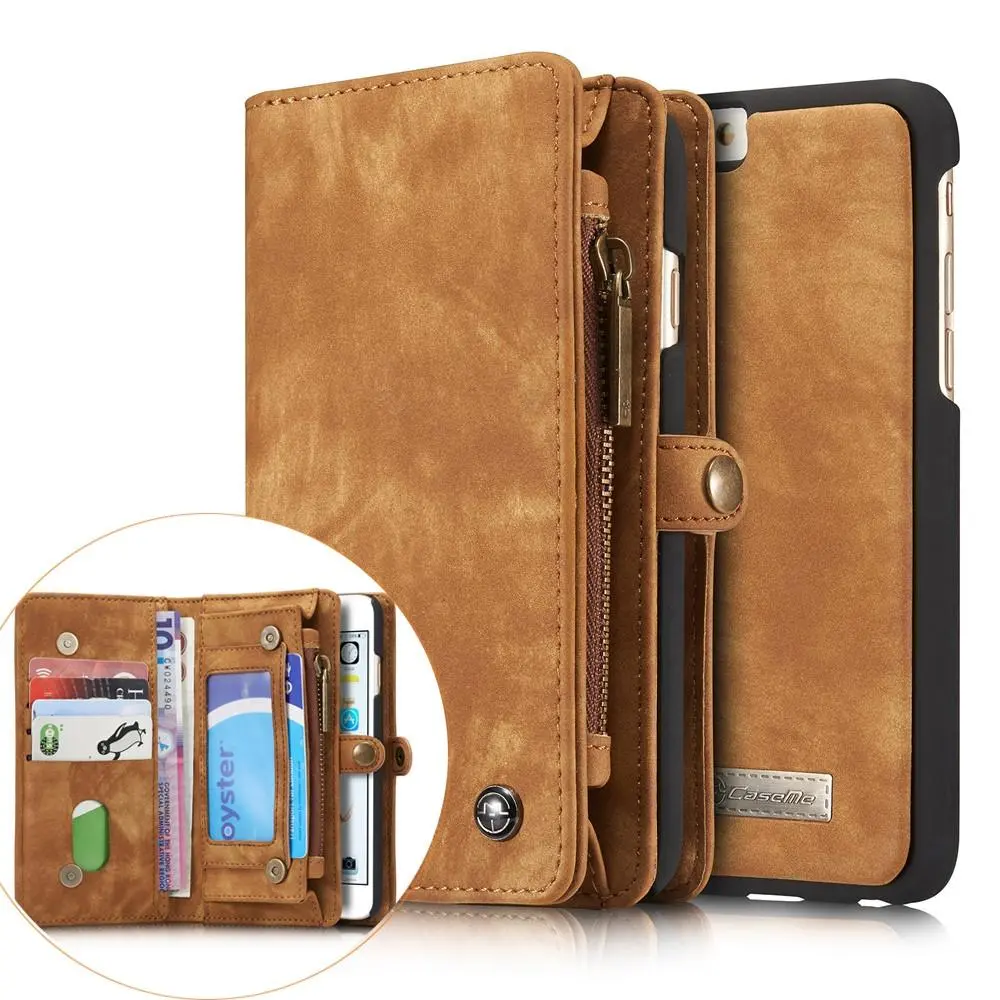 Multi-slot Mobiltaske iPhone 6/6S Brun