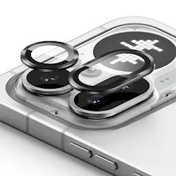 Camera Lens Frame Glass (2-pack) Nothing Phone 4a Pro Black