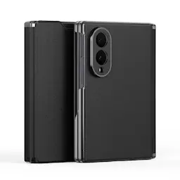 Samsung Galaxy Z Fold 8 Slimmat mobilfodral med kortfack, Svart