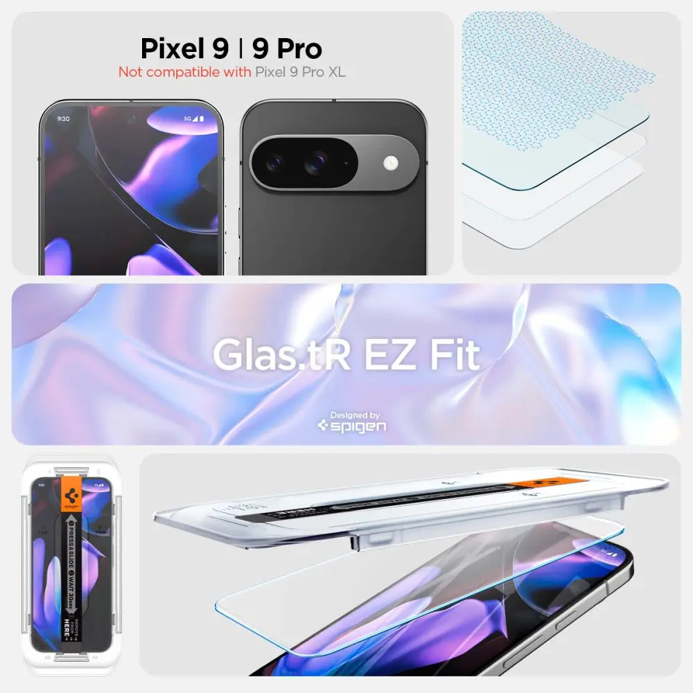 Google Pixel 10 Pro Screen Protector GLAS.tR EZ Fit (2-pack)