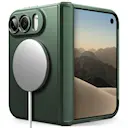 iPhone Duo Magnetiskt Onyx Flap Skal, Dark Green