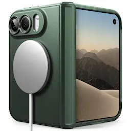 Onyx Flap Magnetic Case iPhone Duo Dark Green