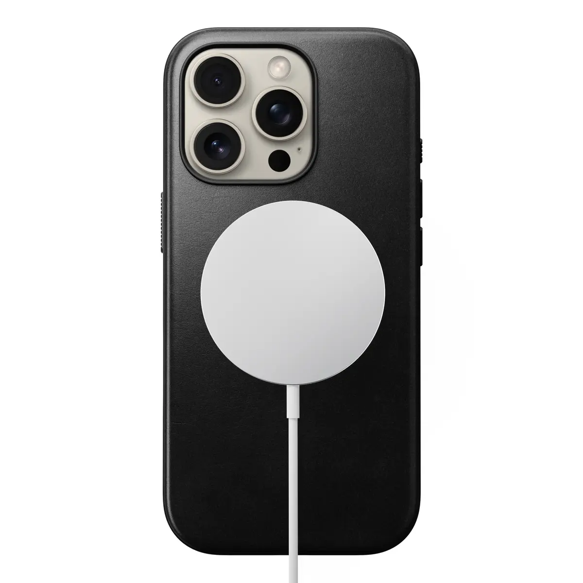 iPhone 16 Pro Max Modern Case Horween Leather MagSafe Black