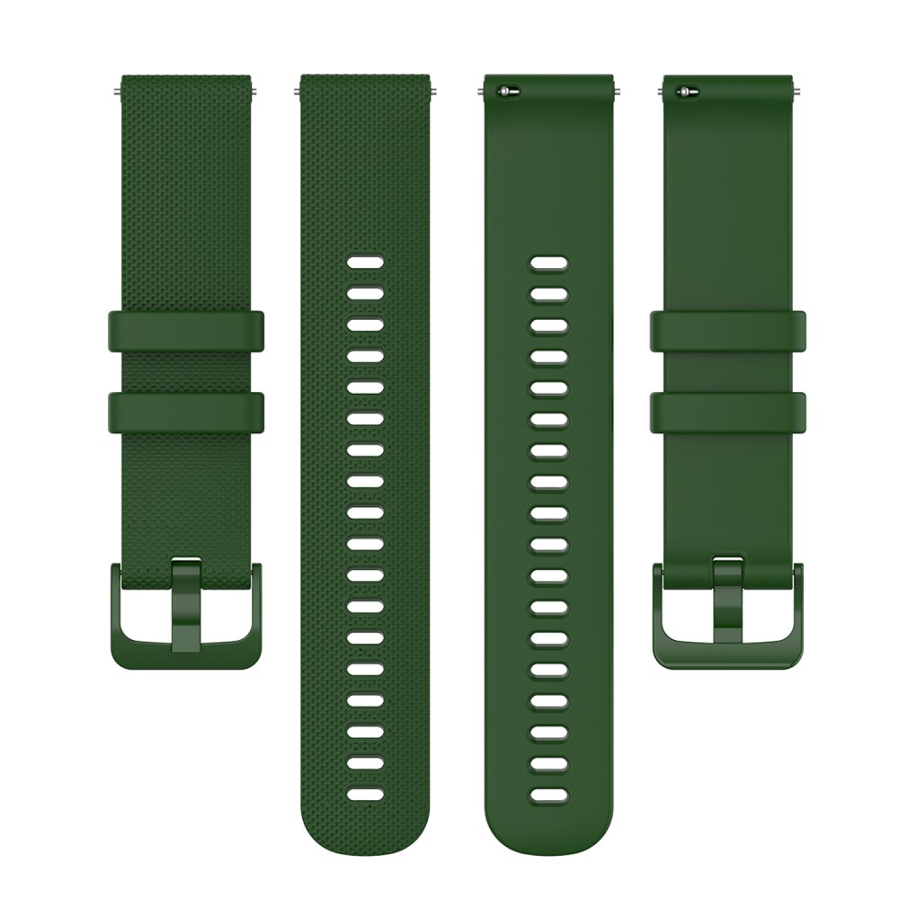 Silikonarmband Universal 18mm mörkgrön