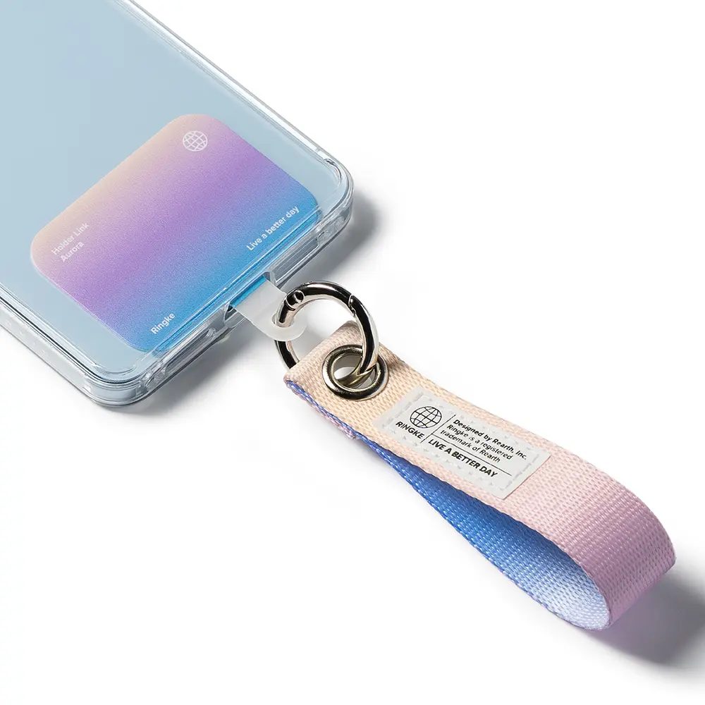 Holder Link & Eyelet Keyring Strap Aurora