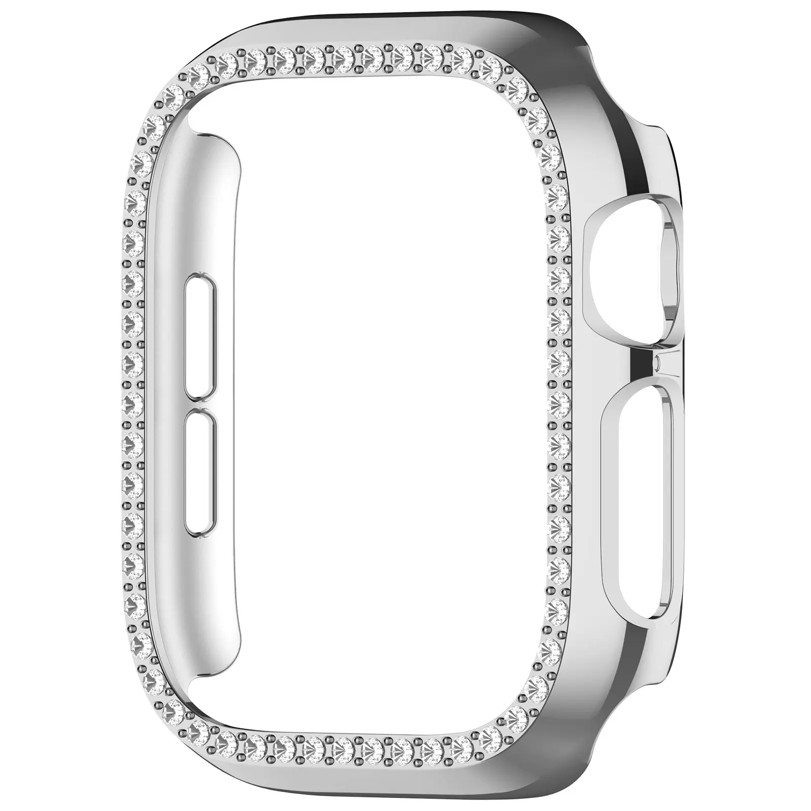 Rhinestone Skal Apple Watch Series 12 43mm Silver