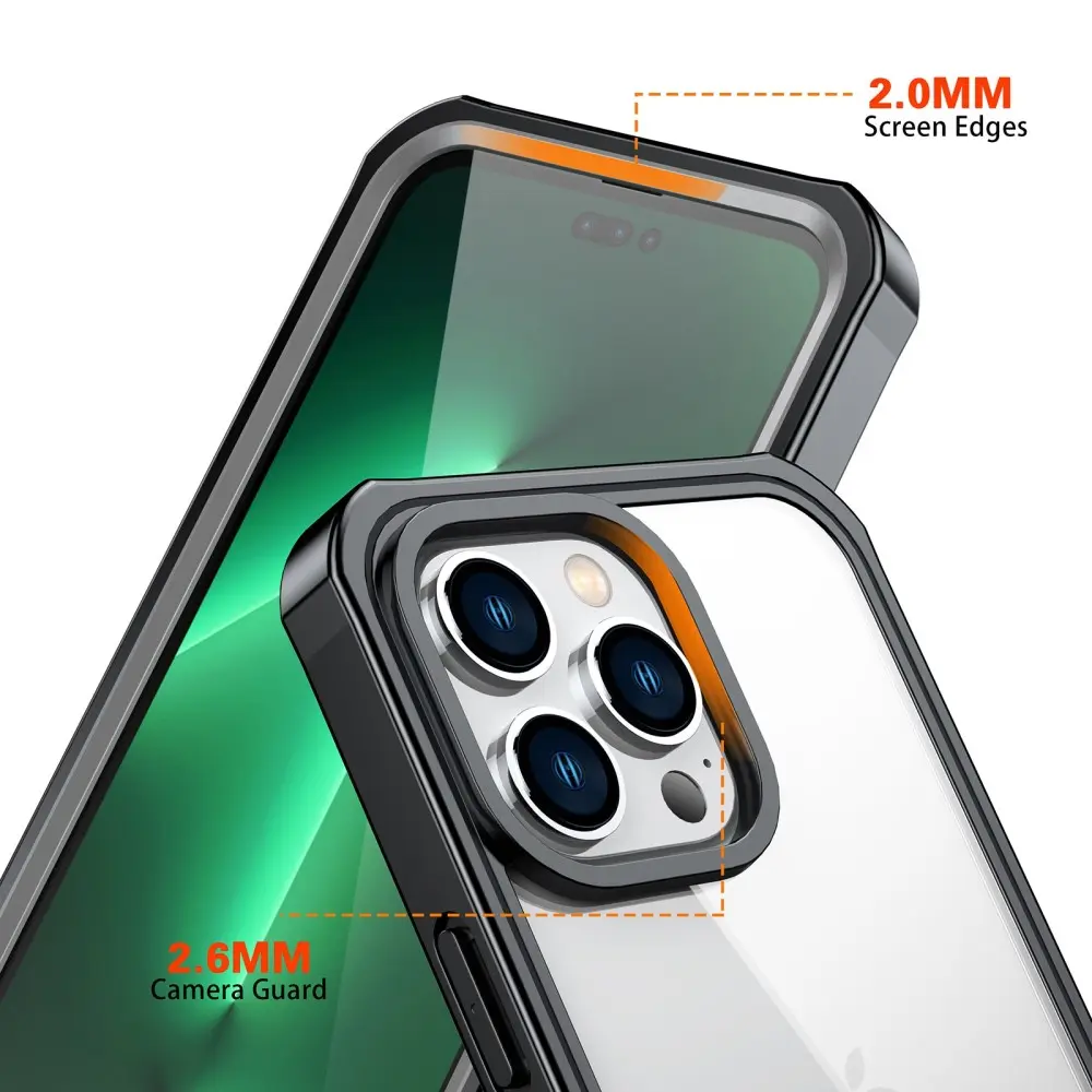 Premium Full Protection Case iPhone 14 Pro Svart