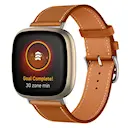 Læderrem Fitbit Versa 4 Brun