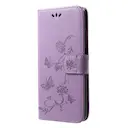Læderetui Sommerfugle Huawei P30 Pro Lilla