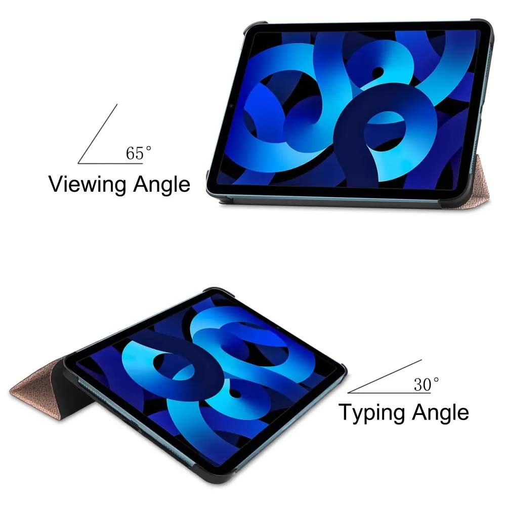 Fodral Tri-fold Apple iPad 11 11th Gen (2025) Roséguld