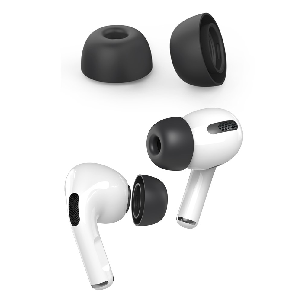 Ahastyle AirPods Pro 2 Ørepropper - str L, svart