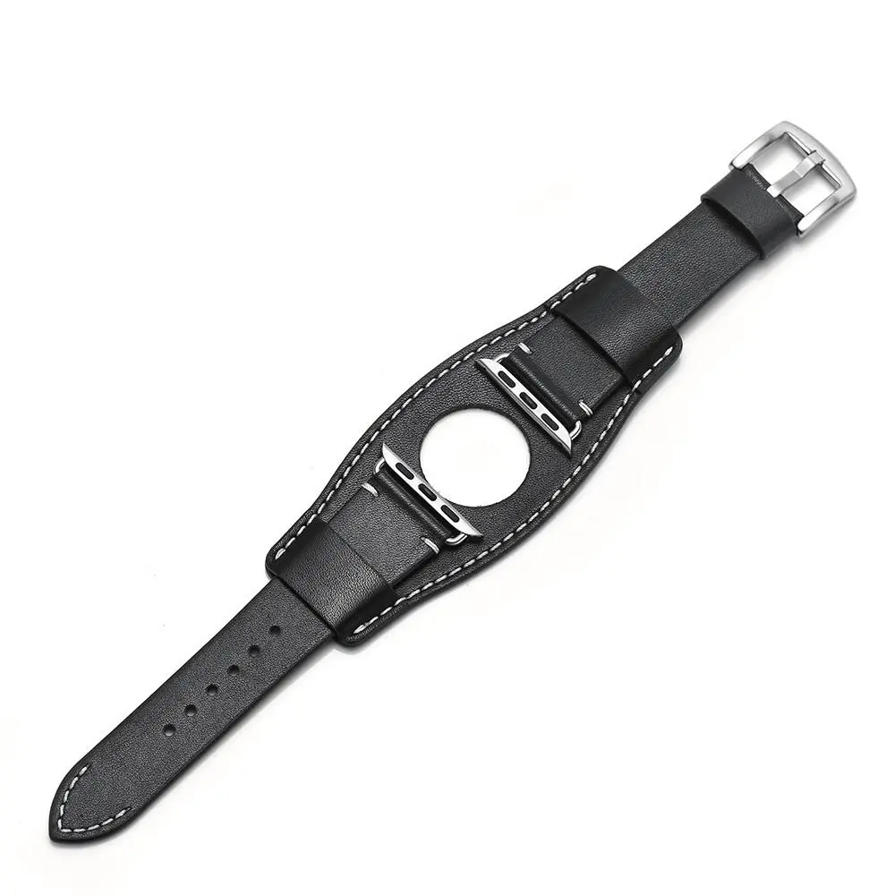 Brett Läderarmband Apple Watch Ultra 49mm 4th Gen svart