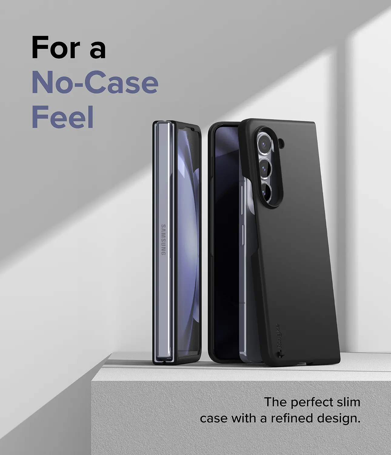 Slim Case Samsung Galaxy Z Fold 5 Svart