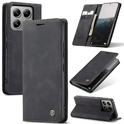 Xiaomi 14T Pro Slimmat plånboksfodral, Svart