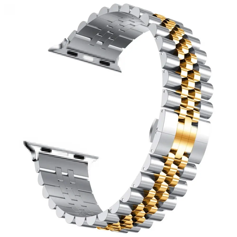 Stainless Steel Bracelet Apple Watch Series 1-3 42mm Silver/guld