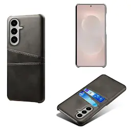 Samsung Galaxy S26 Plus Stilig deksel med 2 kortlommer, Svart