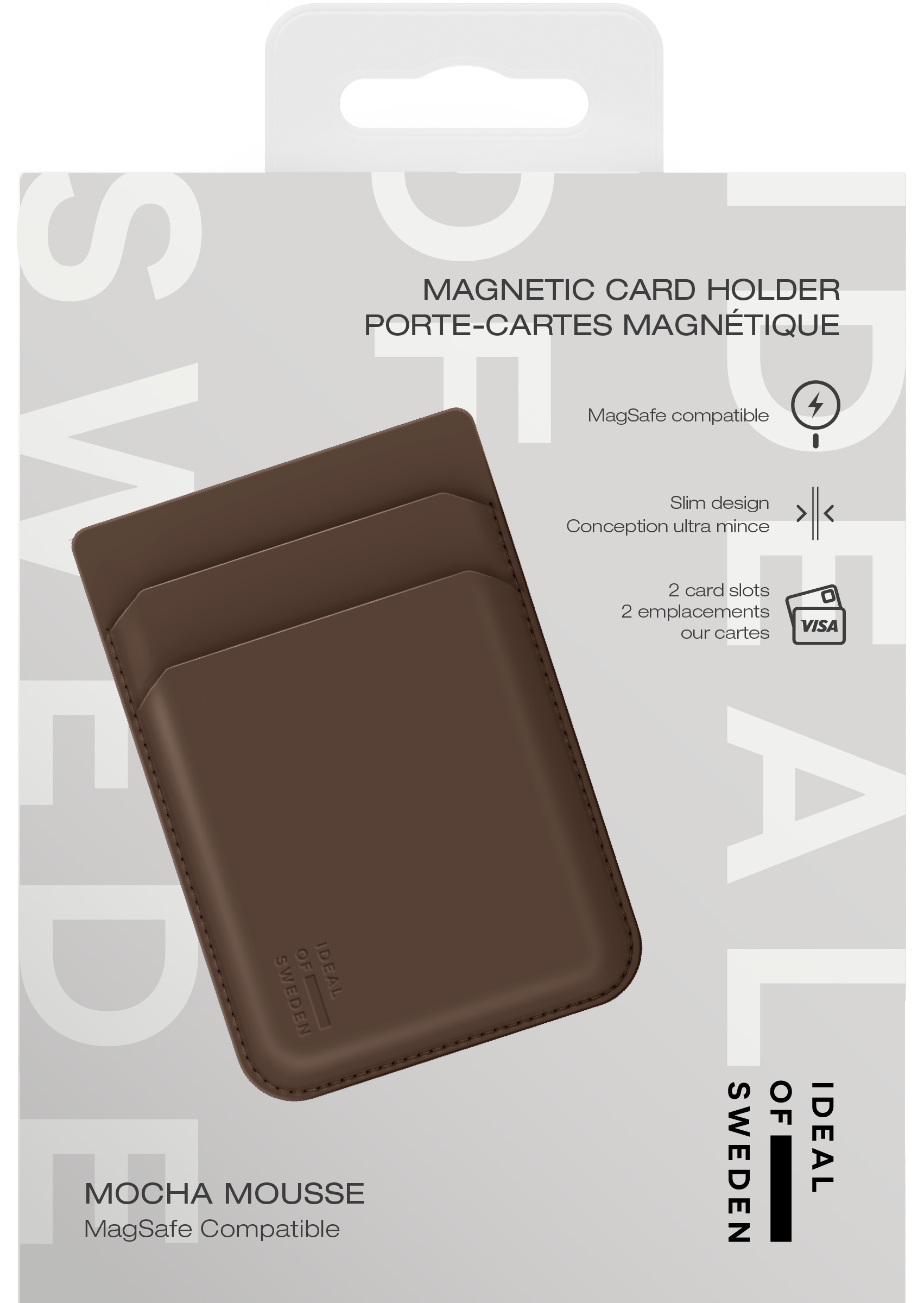 MagSafe Magnetic Card Holder Mocha Mousse