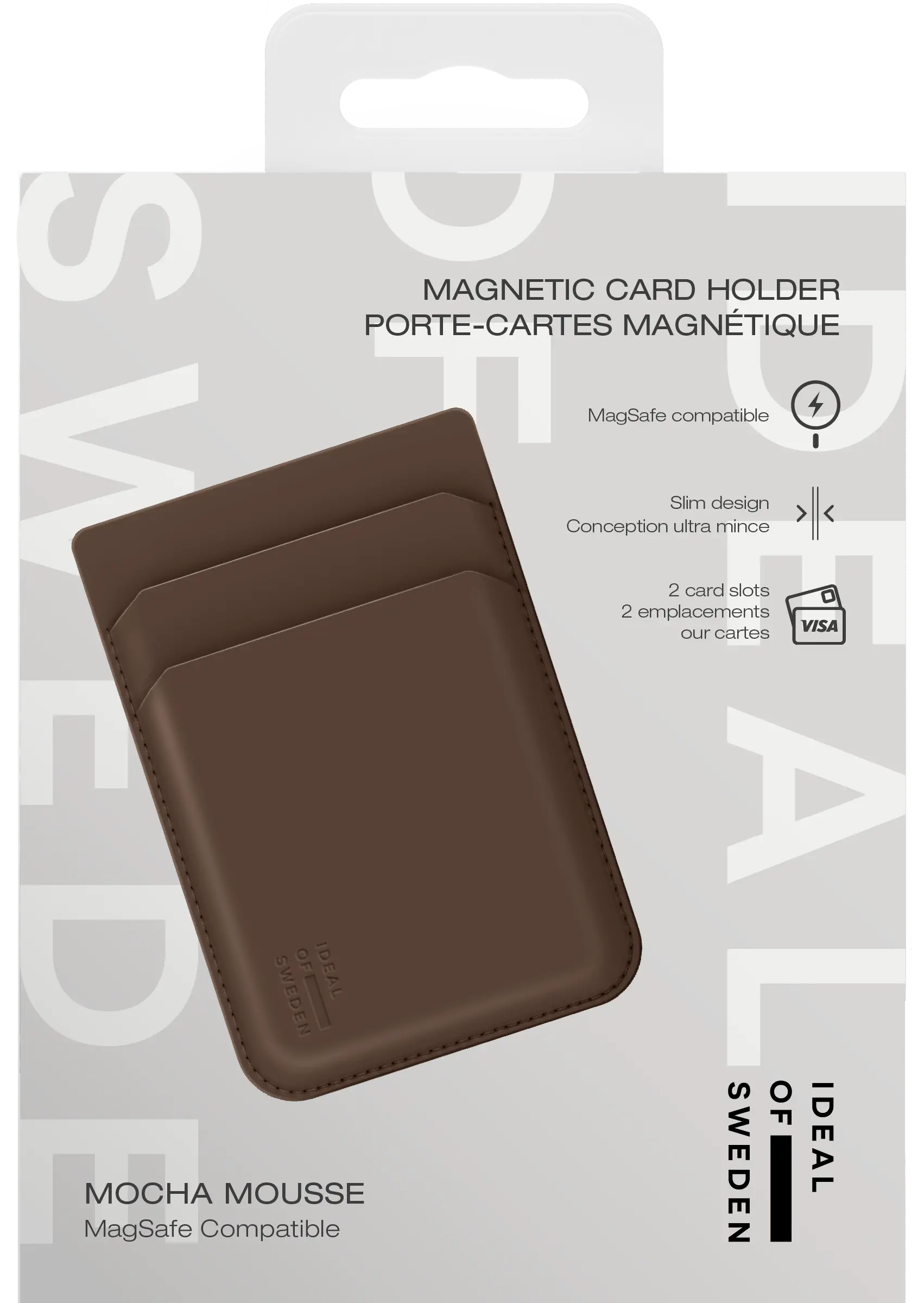 MagSafe Magnetic Card Holder Mocha Mousse