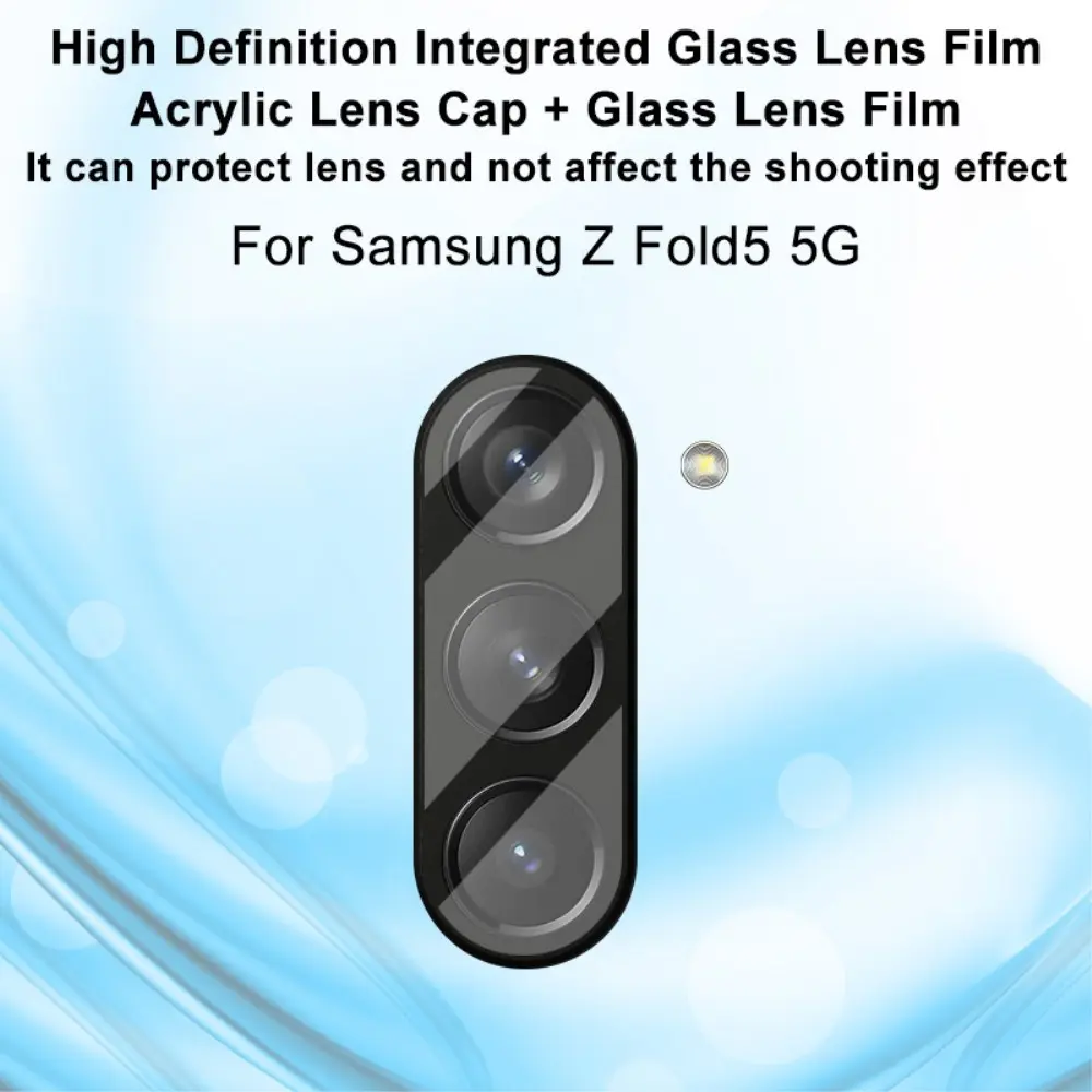 Härdat Glas 0.2mm Linsskydd Samsung Galaxy Z Fold 5 Genomskinlig