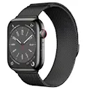 Armbånd Milanese Loop Apple Watch Series 1-3 38mm Sort
