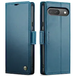 Google Pixel 10 Ohut RFID-lompakkokotelo, Sininen