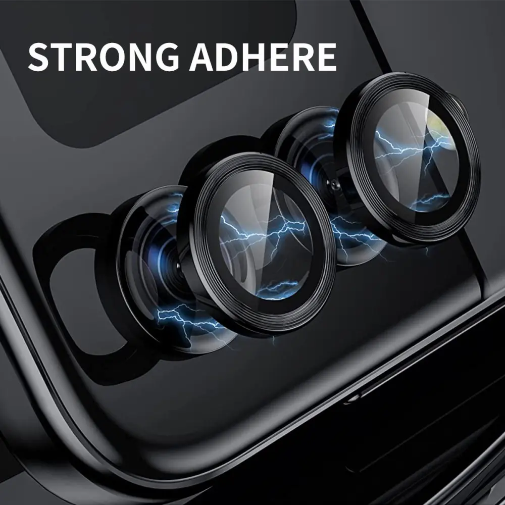 Linsskydd Aluminium + Härdat Glas Samsung Galaxy Z Flip 5 Grön
