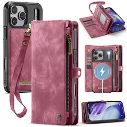 Multi-slot Plånboksfodral iPhone 17 Pro Röd
