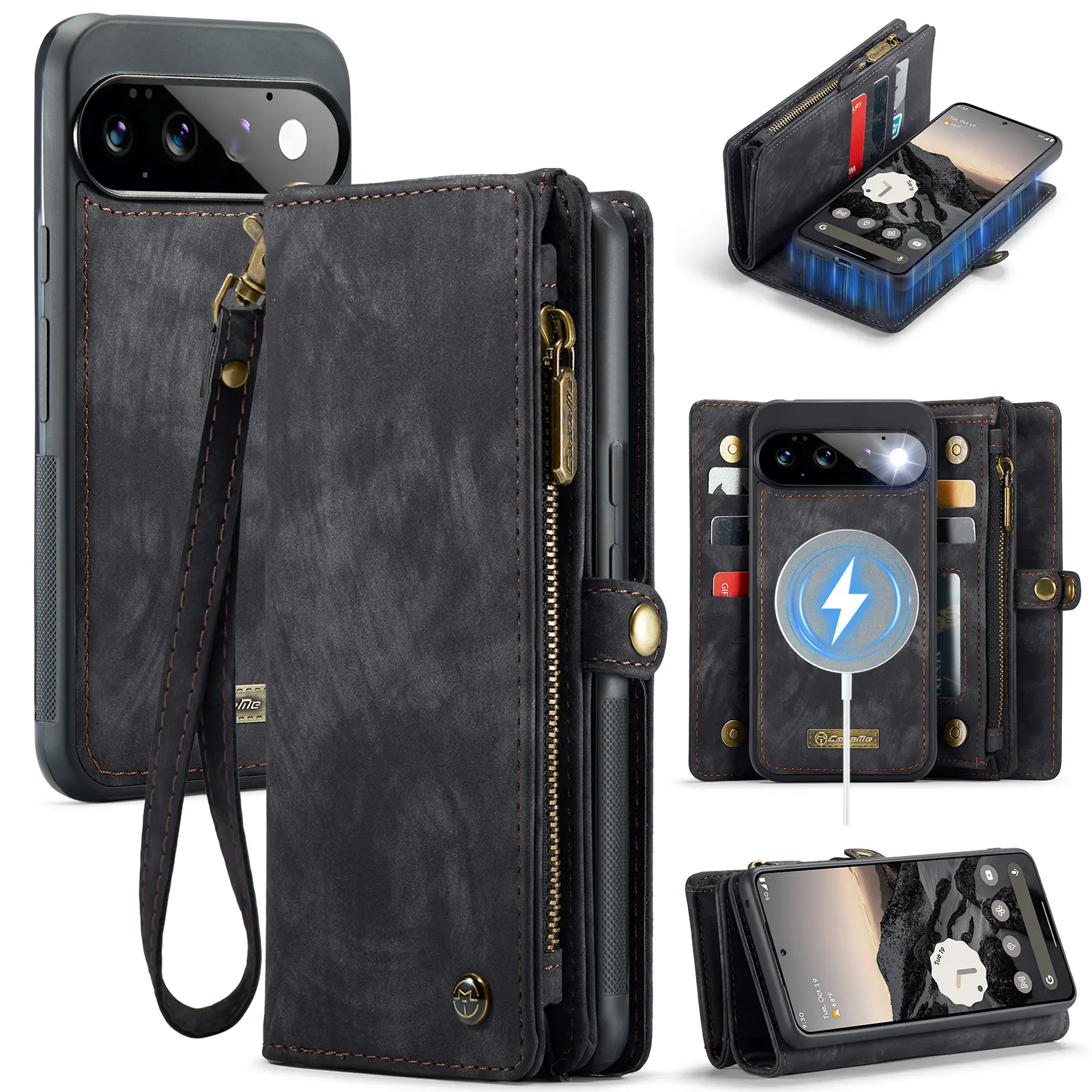 Multi-slot Mobiltaske Google Pixel 11 Grå