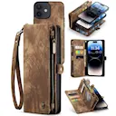 Multi-slot Mobiltaske iPhone 12/iPhone 12 Pro Brun