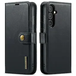 Samsung Galaxy S25 FE Lommeboketui med avtakbart deksel, Black