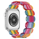 Elastiskt resinarmbånd Apple Watch SE 40mm regnbue